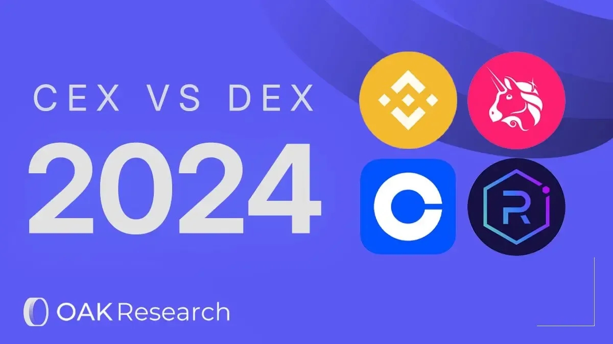 CEX vs DEX: Report from 2024 and forecasts for 2025