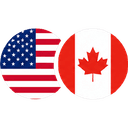 United States dollar - Canadian dollar