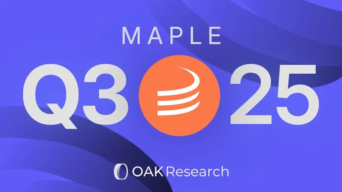 Maple (SYRUP) : Rapport d'activité et financier Q3 2025
