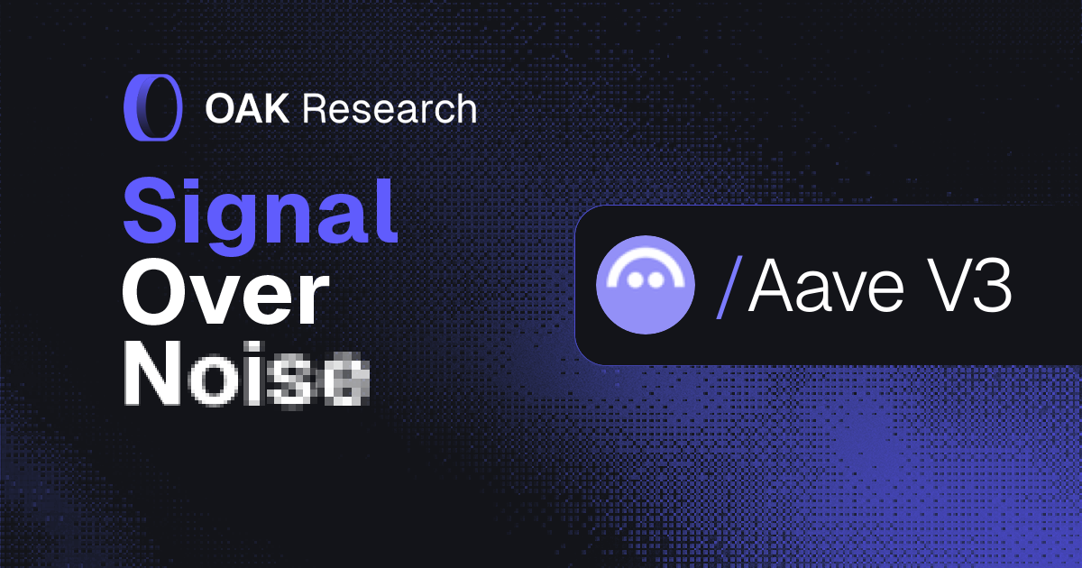 Aave V3 (Protocole) - Analyses, Statistiques & TVL | OAK Research