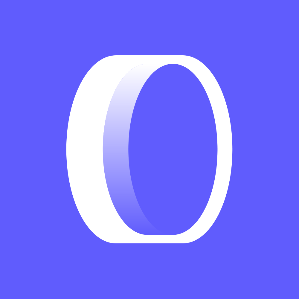 OAK Research logo On blue